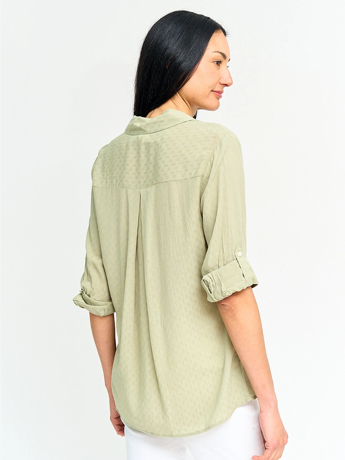 BLUSA MUJER AZIZ MANGA 3/4 ESTAMPADA - 2
