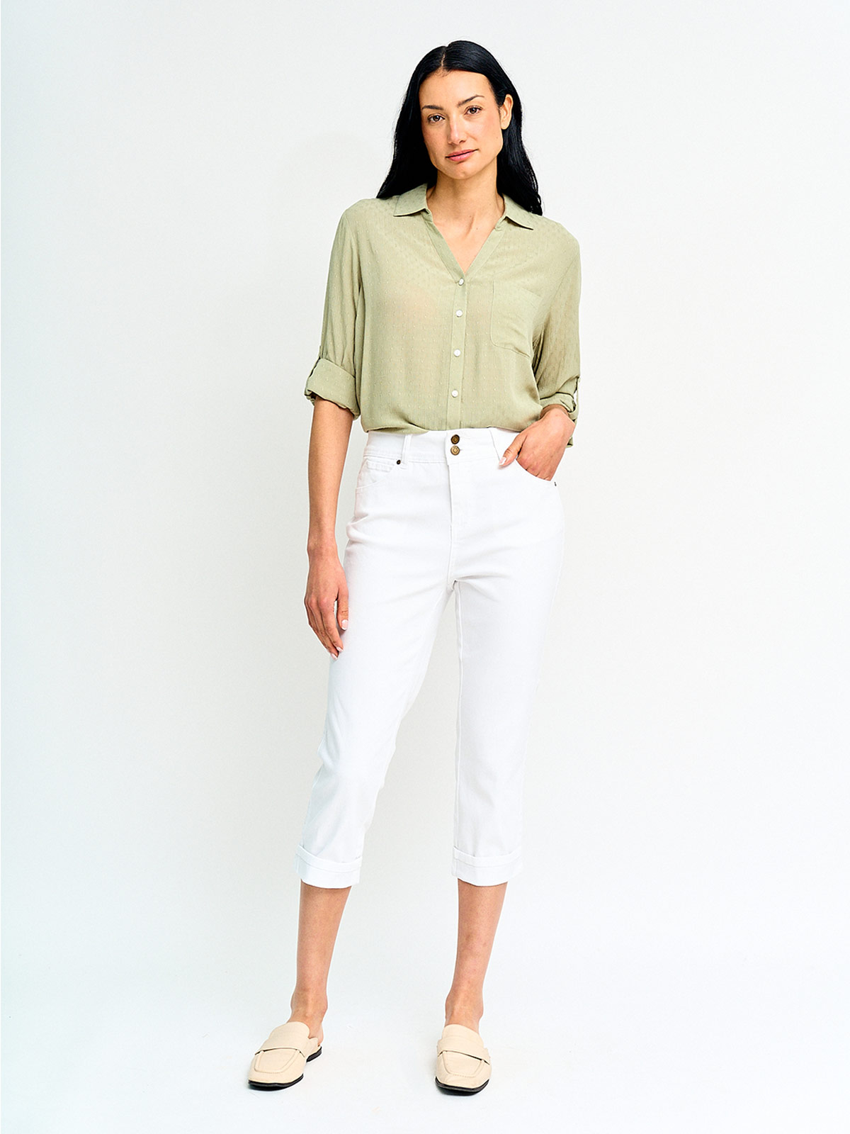 BLUSA MUJER AZIZ MANGA 3/4 ESTAMPADA - 4
