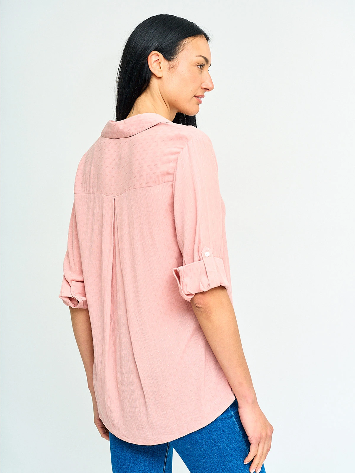 BLUSA MUJER AZIZ MANGA 3/4 ESTAMPADA - 2