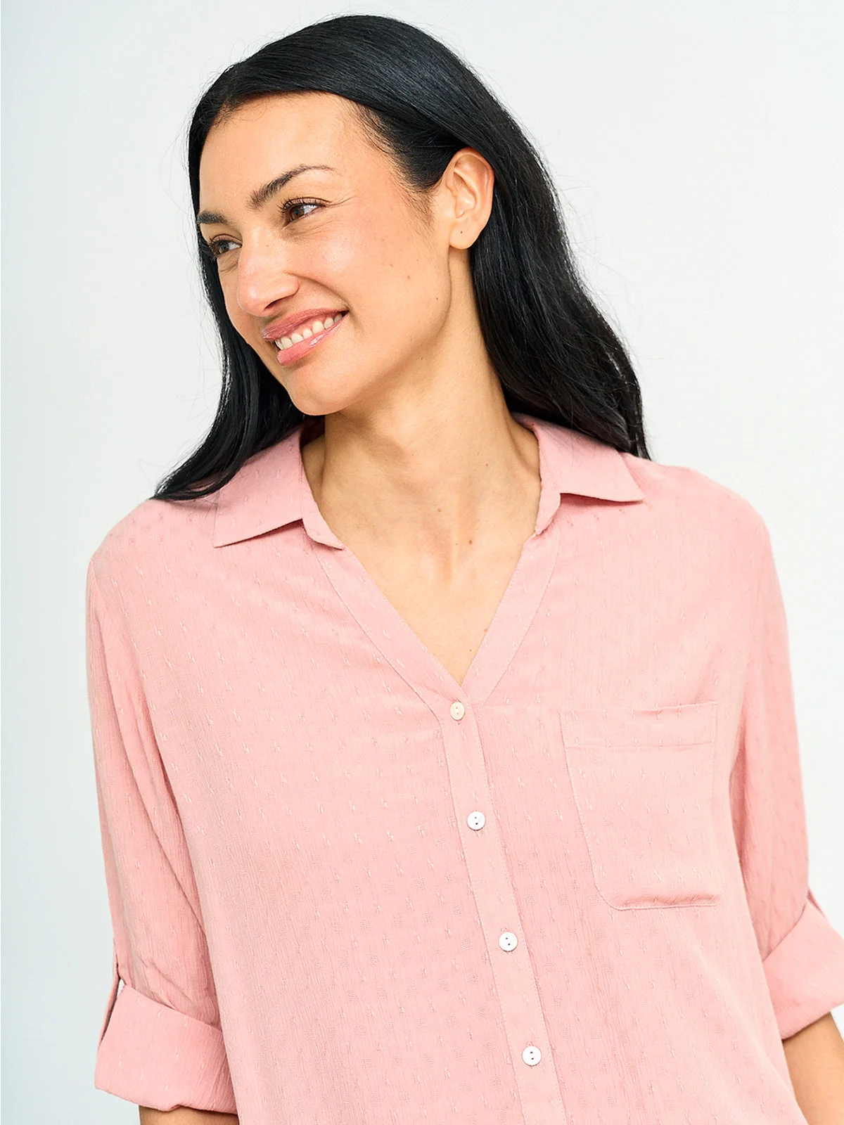 BLUSA MUJER AZIZ MANGA 3/4 ESTAMPADA - 3
