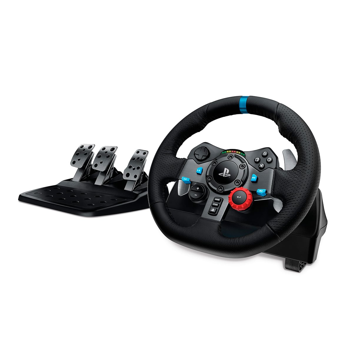 VOLANTE DE CARRERAS PLAYSTATION Y PC G29 + PALANCA + PEDALES LOGITECH - 2
