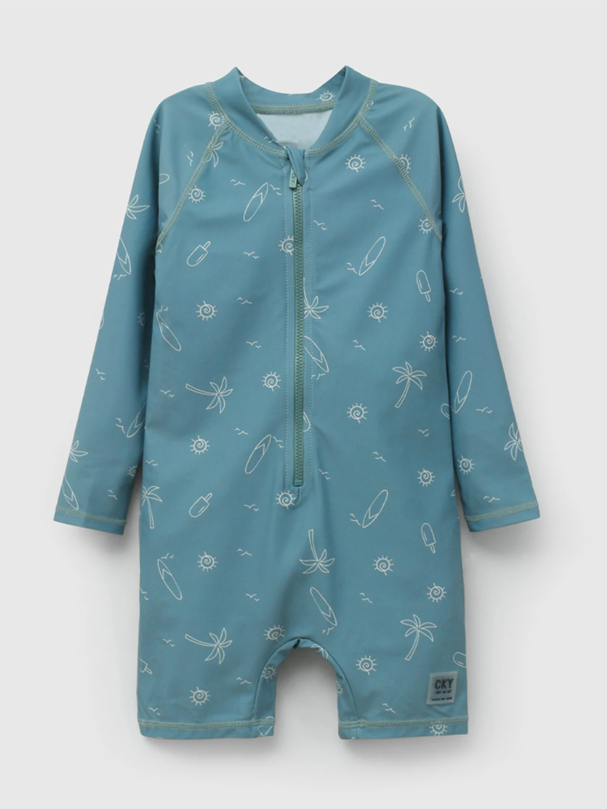 TRAJE DE BAÑO MANGA LARGA NIÑO COLLOKY ENTERO - 1