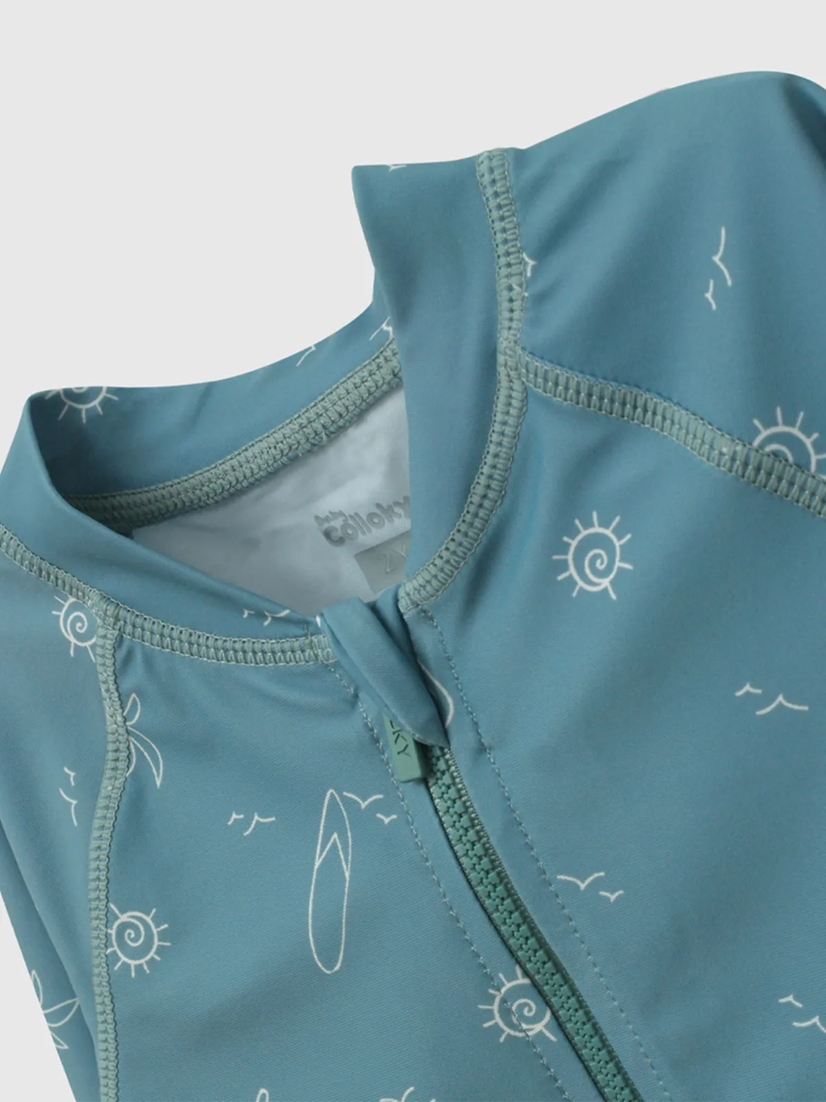 TRAJE DE BAÑO MANGA LARGA NIÑO COLLOKY ENTERO - 4
