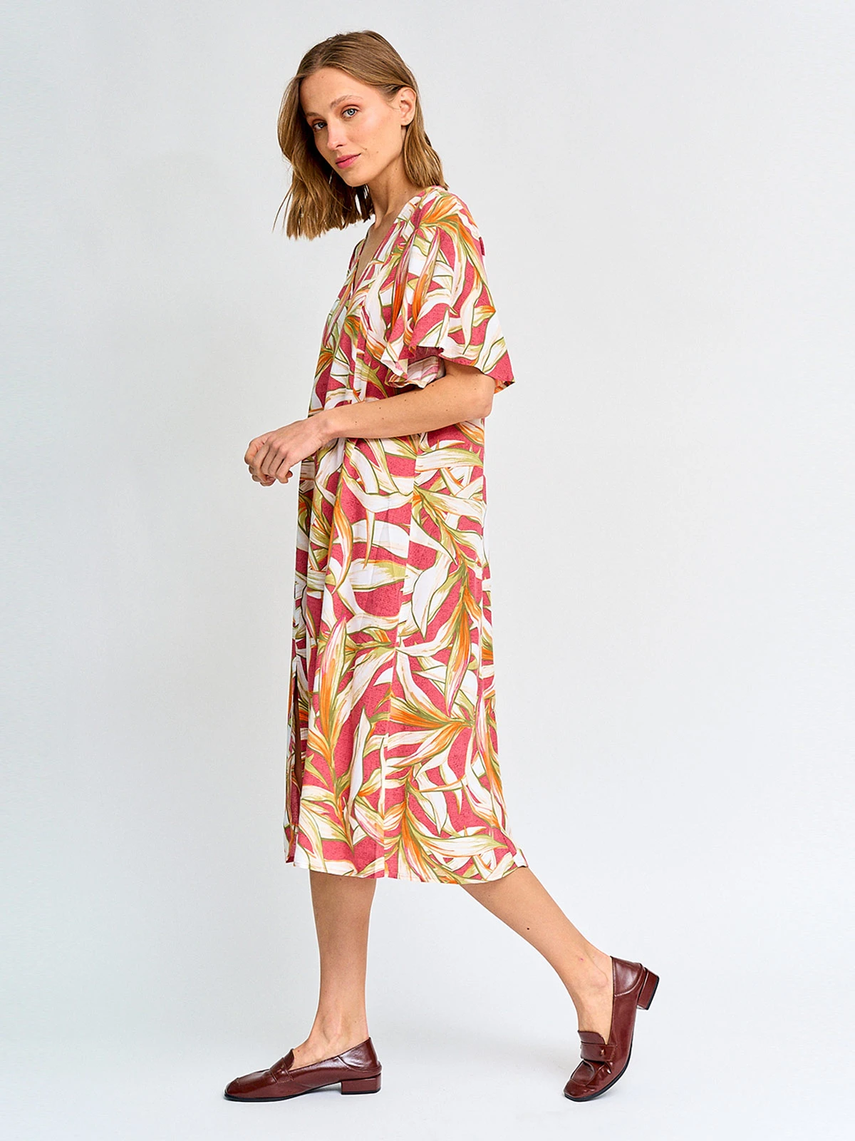 VESTIDO MUJER AZIZ LARGA ESTAMPADO - 3