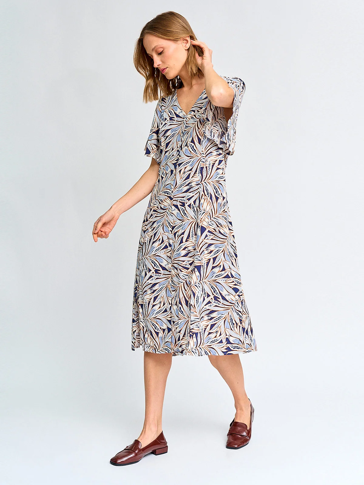 VESTIDO MUJER AZIZ LARGA ESTAMPADO - 3
