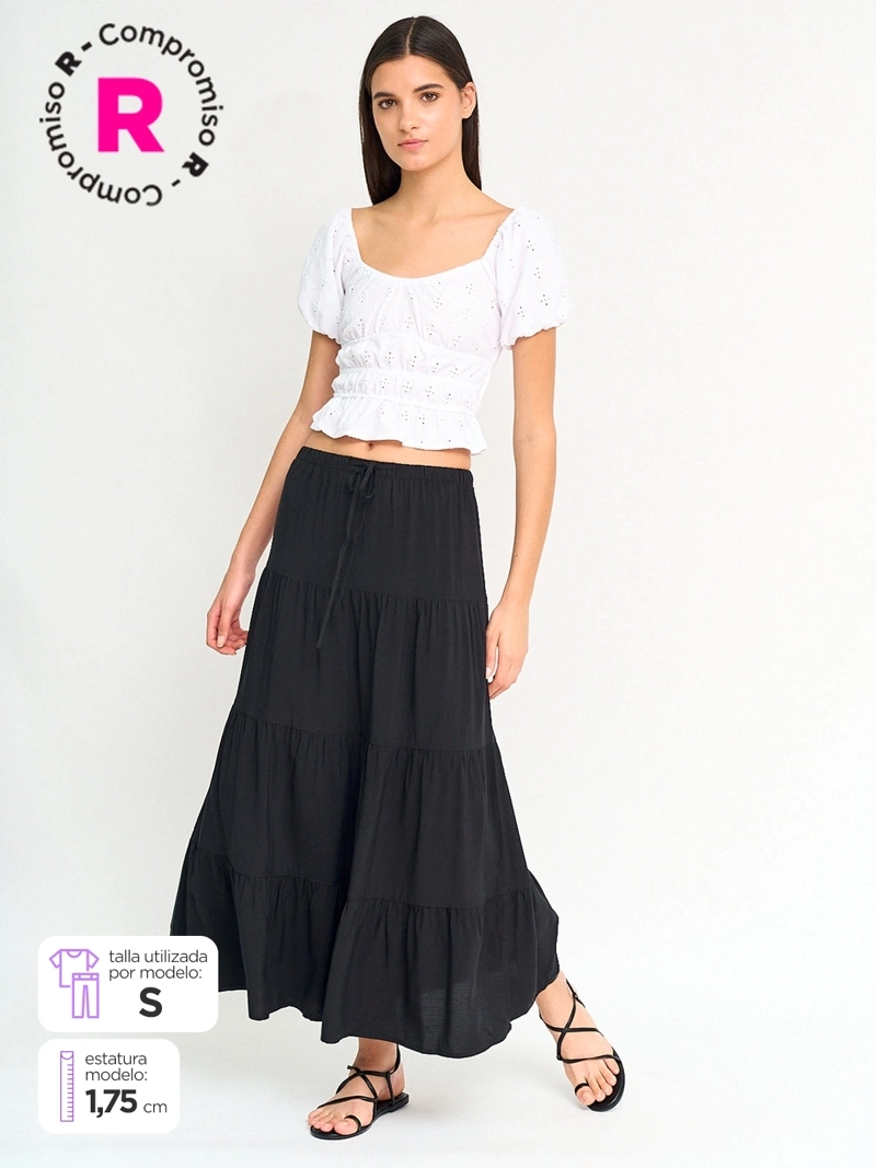 FALDA MUJER INDEX LARGA CAPAS - 1