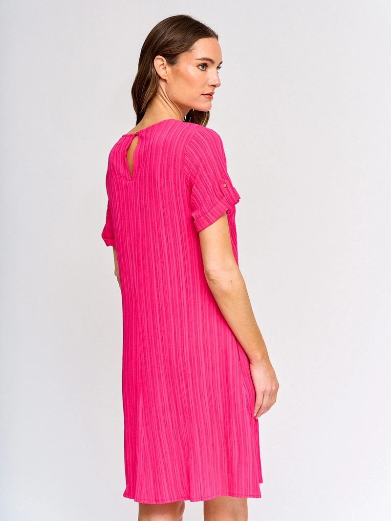 VESTIDO MUJER CACHAREL CORTO TEXTURA - 3