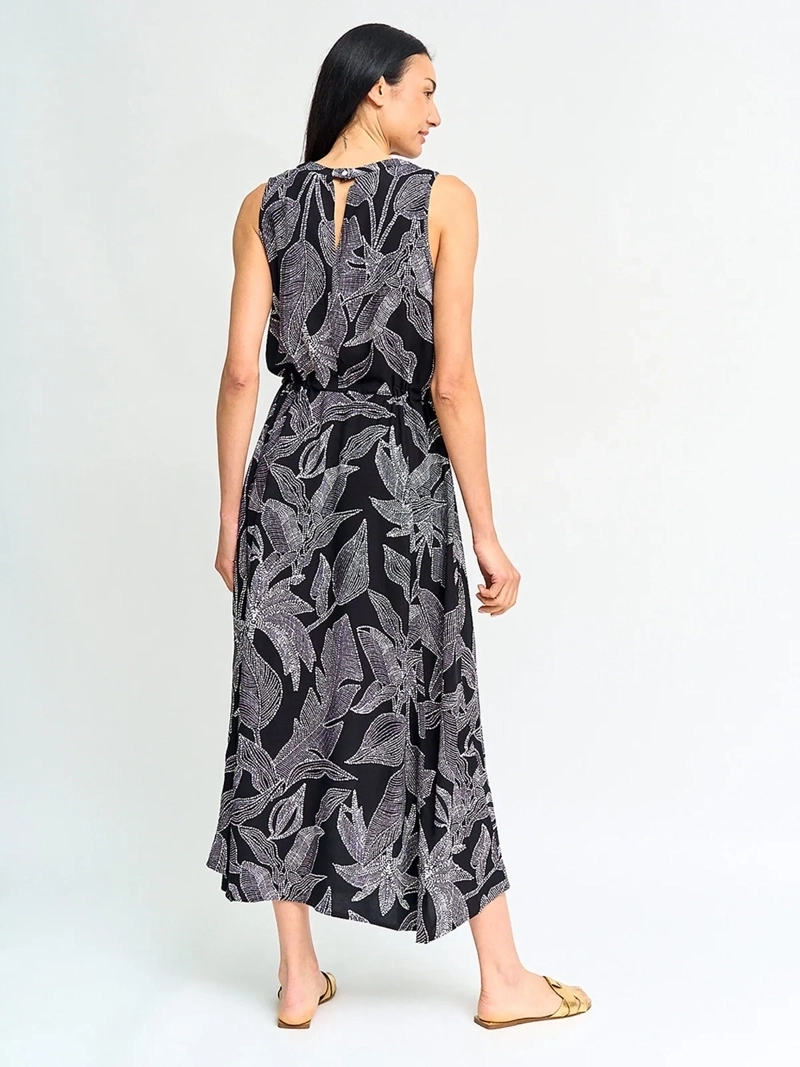 VESTIDO MUJER AZIZ LARGO ESTAMPADO - 3