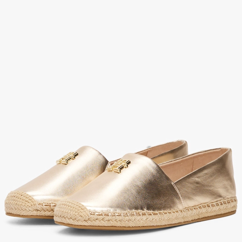 ALPARGATAS MUJER TOMMY HILFIGER CUERO DORADO FW0FW086520HS - 3