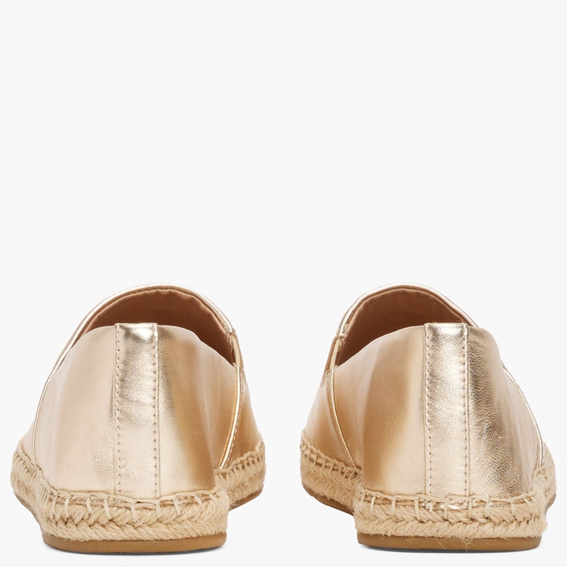 ALPARGATAS MUJER TOMMY HILFIGER CUERO DORADO FW0FW086520HS - 6