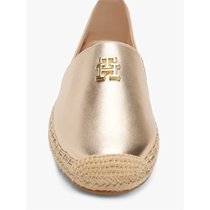 ALPARGATAS MUJER TOMMY HILFIGER CUERO DORADO FW0FW086520HS - 8