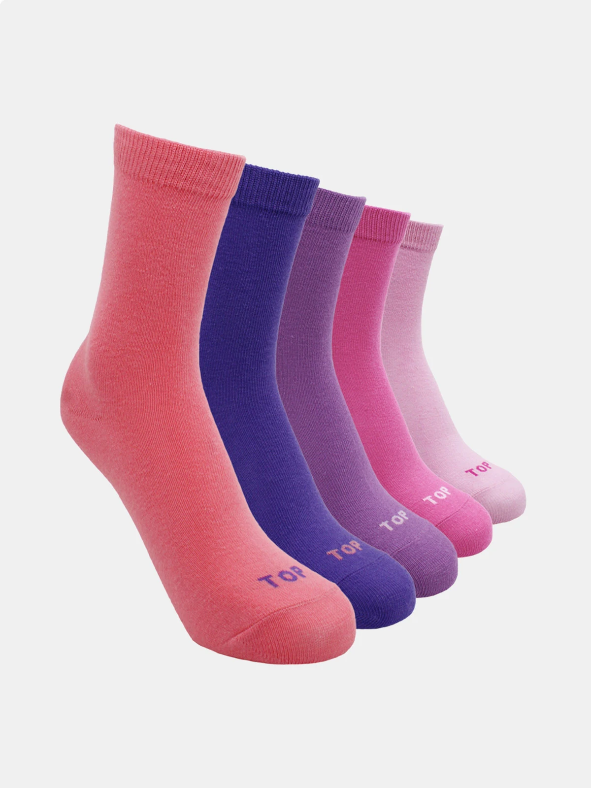 PACK X5 CALCETINES ALGODÓN NIÑA TOP