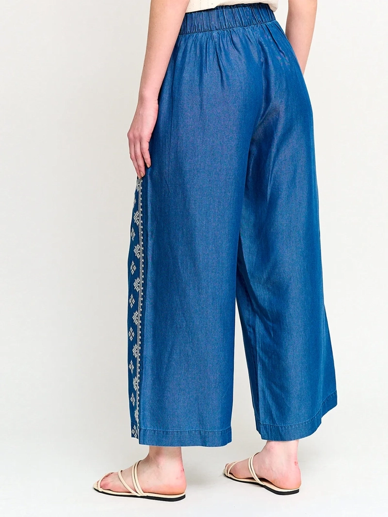 JEANS MUJER AZIZ DENIM BORDADO - 3