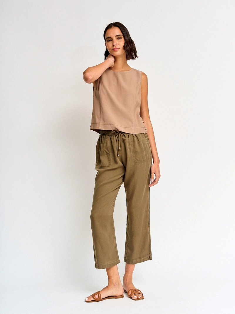 BLUSA MUJER REGATTA SIN MANGAS BOTONES COSTADO - 4