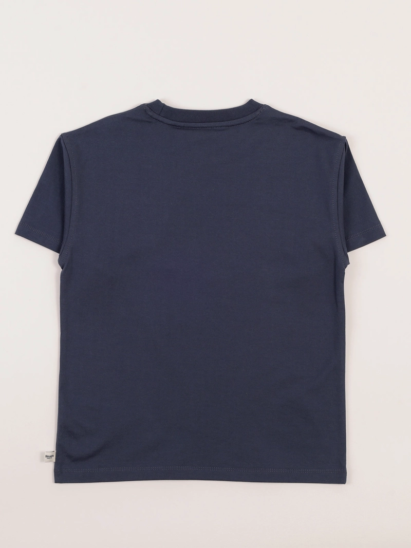 POLERA MANGA CORTA ALGODÓN NIÑO HARVEST GOMA - 2