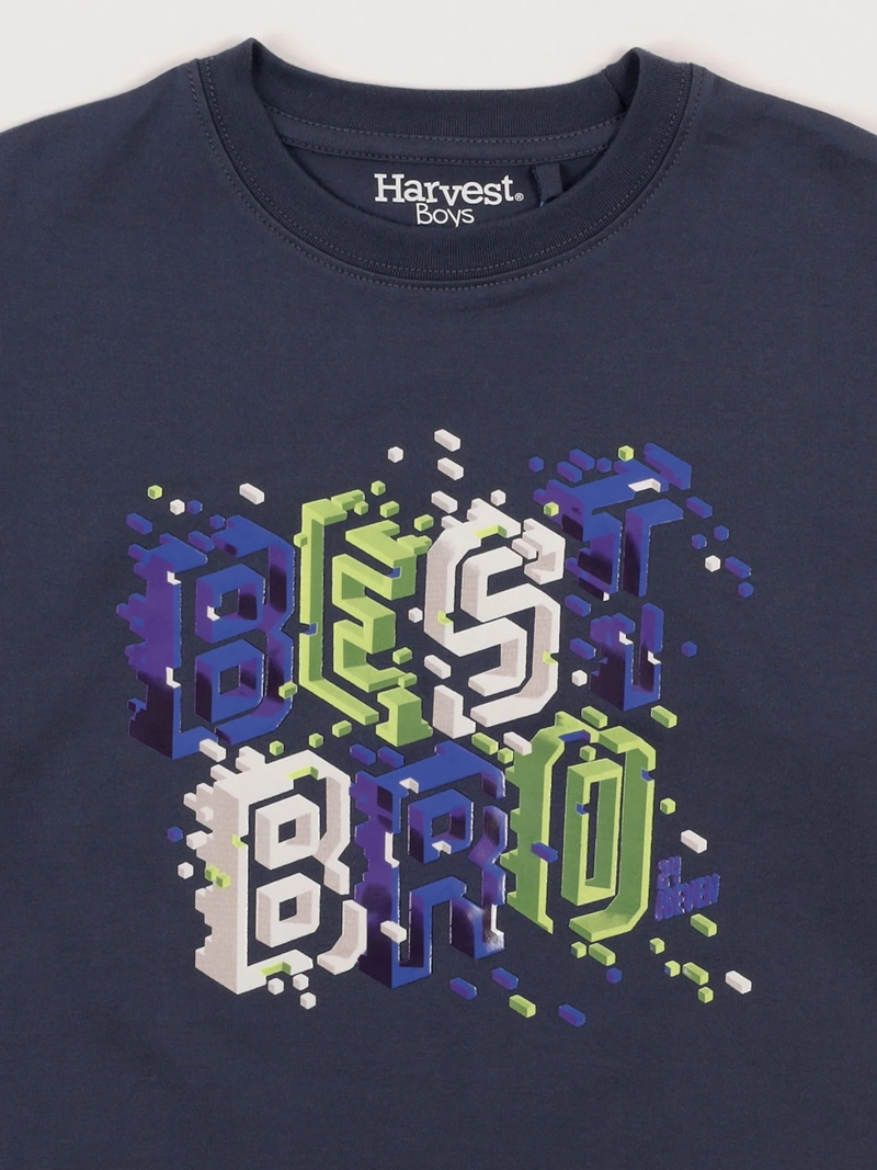 POLERA MANGA CORTA ALGODÓN NIÑO HARVEST GOMA - 3