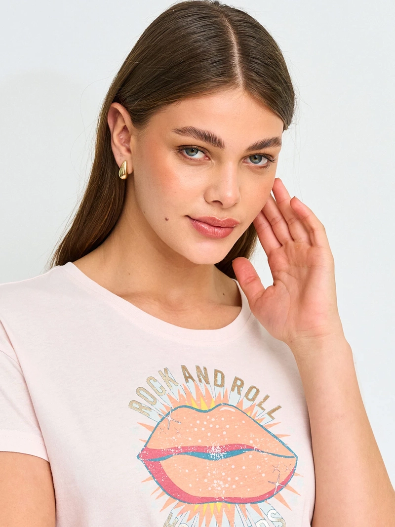 POLERA MUJER INDEX ALGODÓN MANGA CORTA - 3