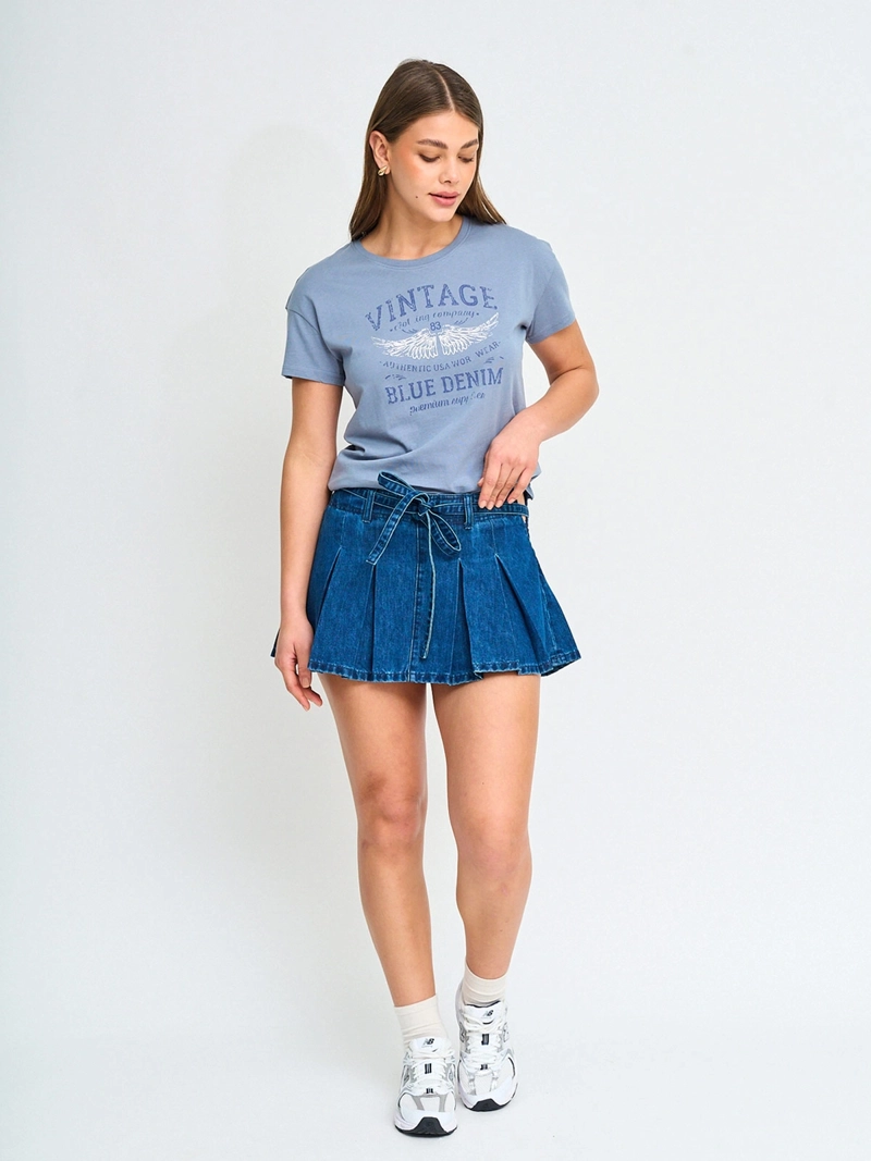 POLERA MUJER INDEX ALGODÓN MANGA CORTA - 4