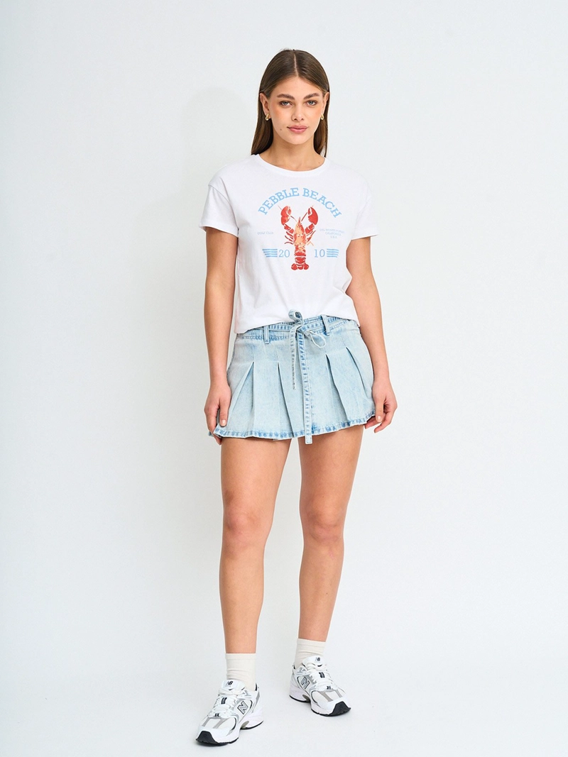 POLERA MUJER INDEX ALGODÓN MANGA CORTA - 4