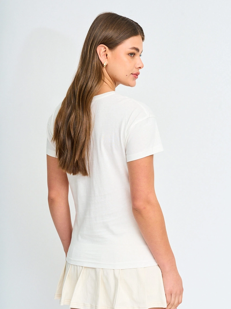 POLERA MUJER INDEX ALGODÓN MANGA CORTA - 2