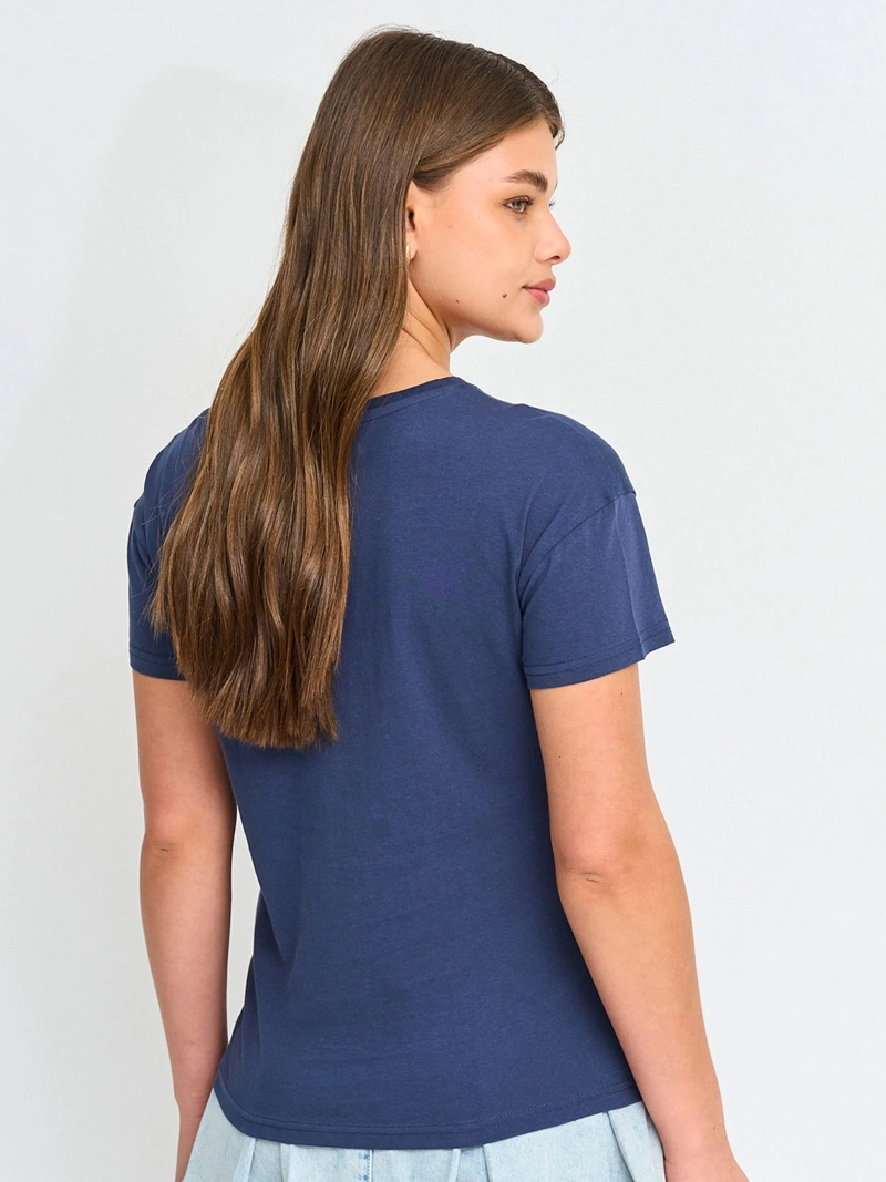 POLERA MUJER INDEX ALGODÓN MANGA CORTA - 2