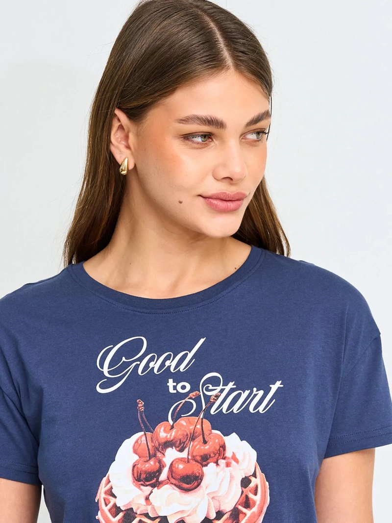 POLERA MUJER INDEX ALGODÓN MANGA CORTA - 3