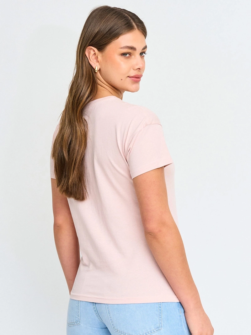 POLERA MUJER INDEX ALGODÓN MANGA CORTA - 2