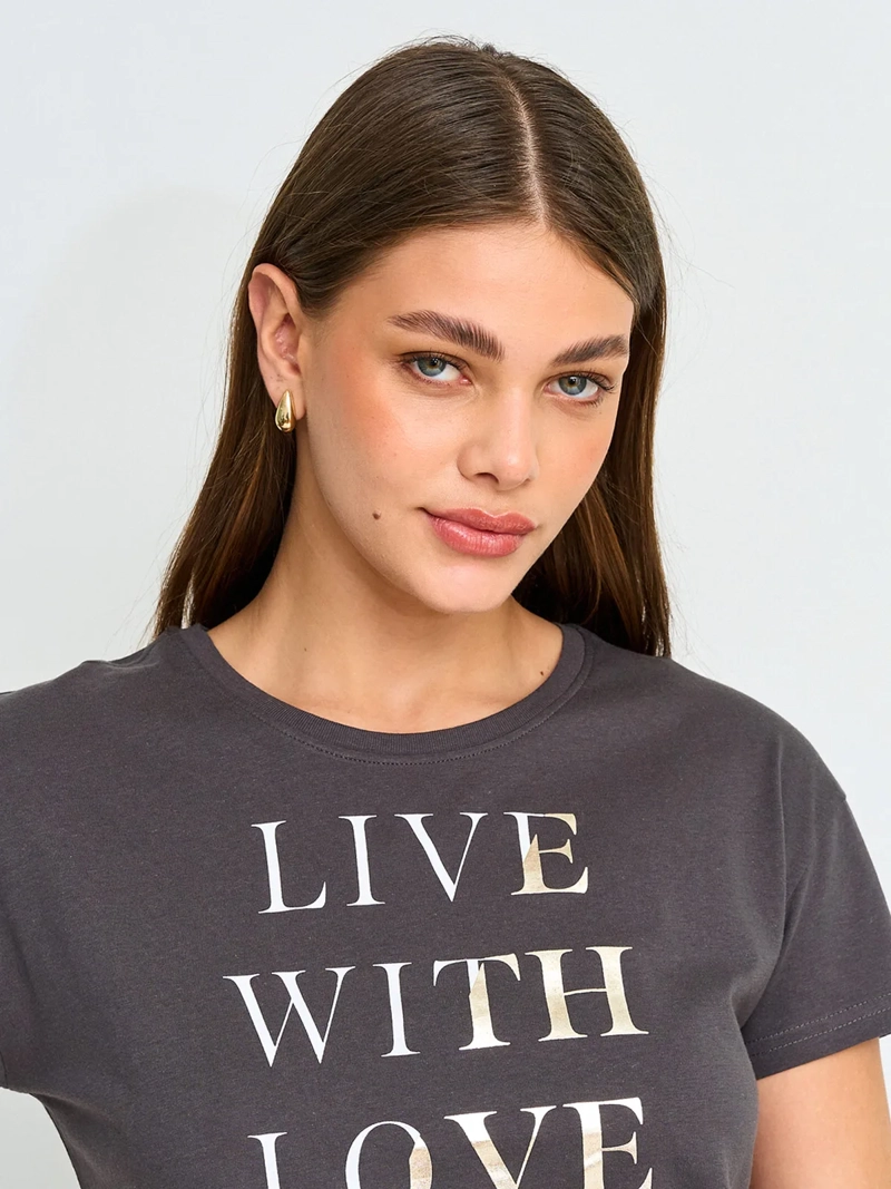 POLERA MUJER INDEX ALGODÓN MANGA CORTA - 3