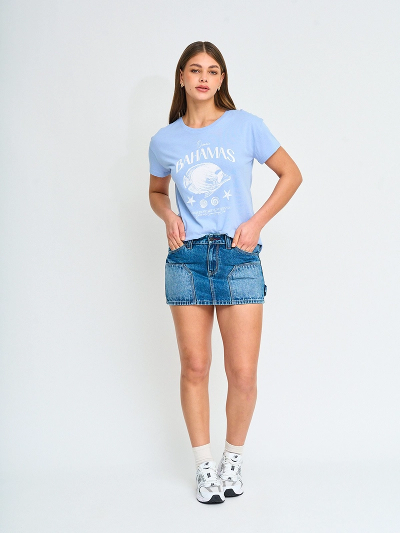 POLERA MUJER INDEX ALGODÓN MANGA CORTA - 4