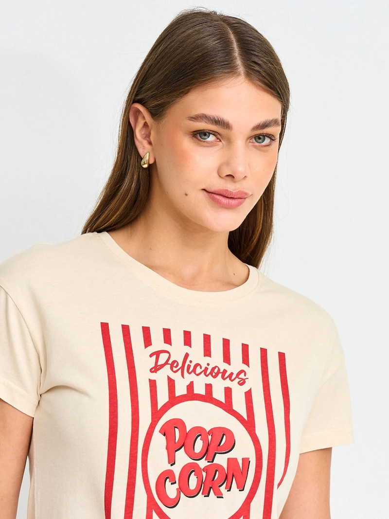 POLERA MUJER INDEX ALGODÓN MANGA CORTA - 3