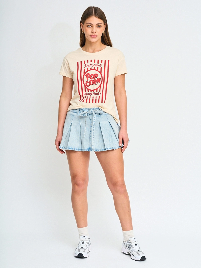 POLERA MUJER INDEX ALGODÓN MANGA CORTA - 4