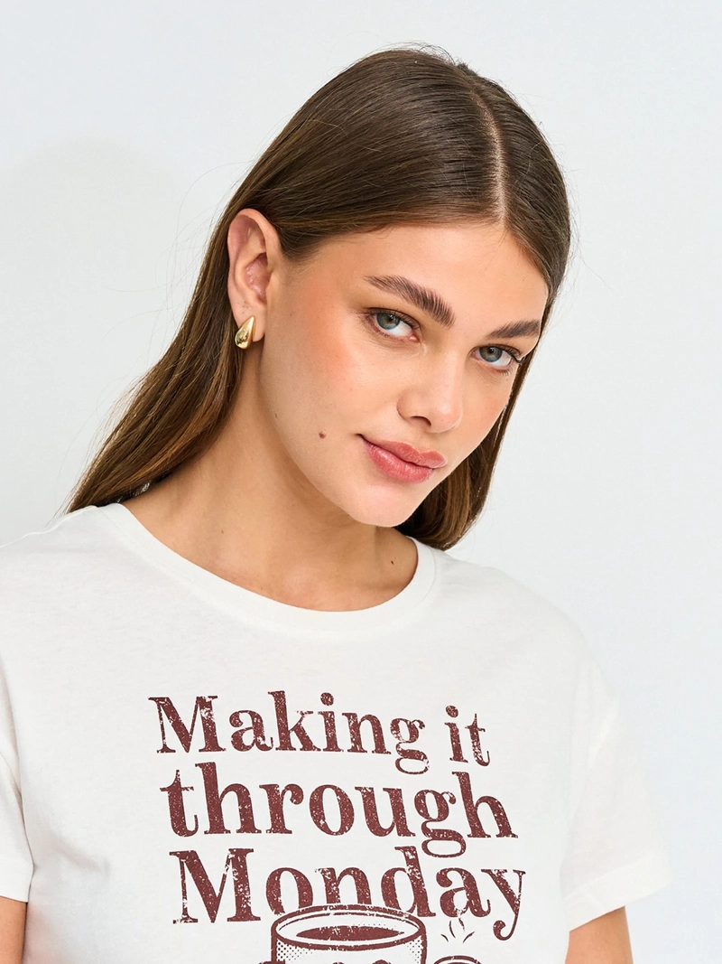 POLERA MUJER INDEX ALGODÓN MANGA CORTA - 3