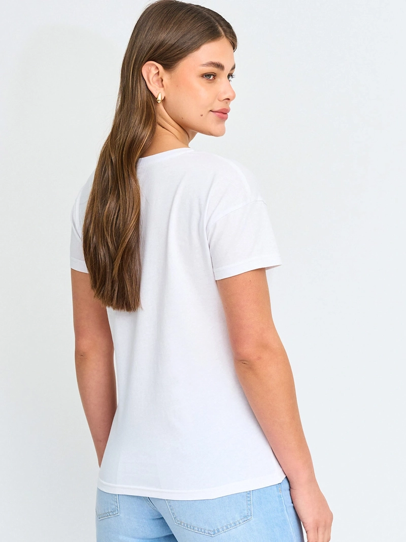 POLERA MUJER INDEX ALGODÓN MANGA CORTA - 2
