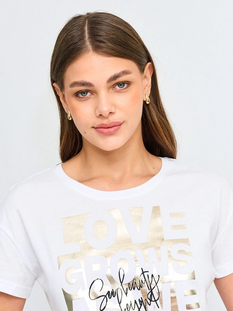 POLERA MUJER INDEX ALGODÓN MANGA CORTA - 3