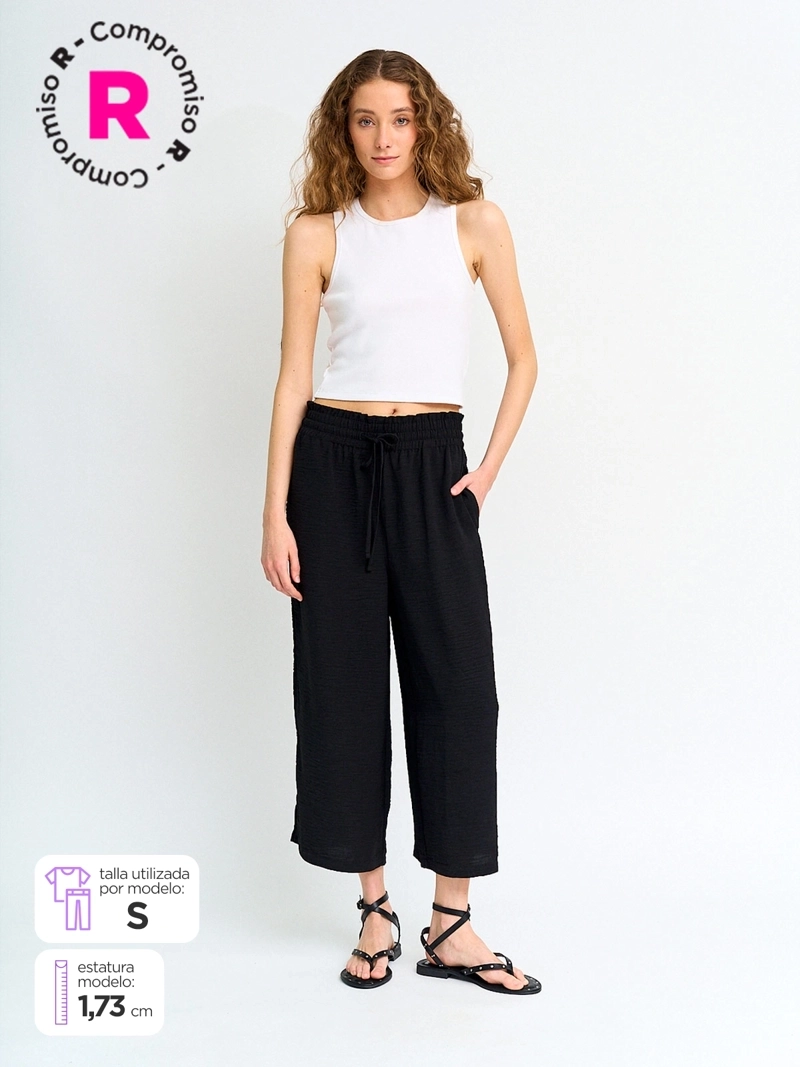 PANTALÓN MUJER INDEX FLUIDO - 1