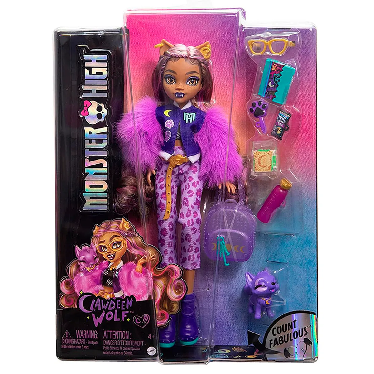 MUÑECA MONSTER HIGH CLAWDEEN NUEVO LOOK - 2