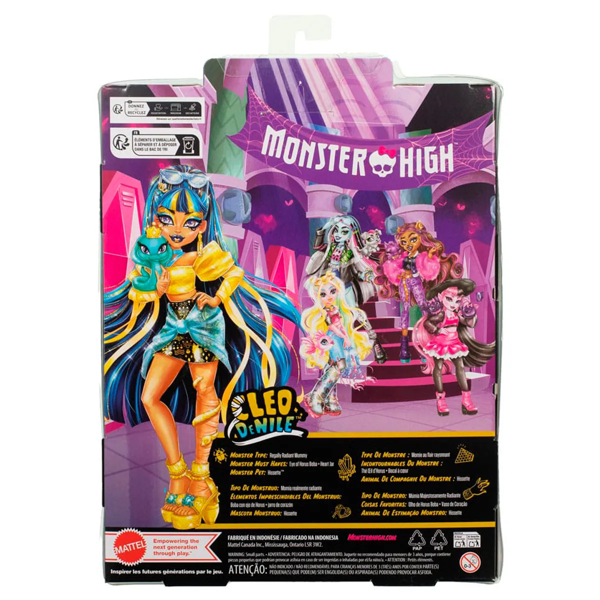 MUÑECA MONSTER HIGH CLEO NUEVO LOOK - 3