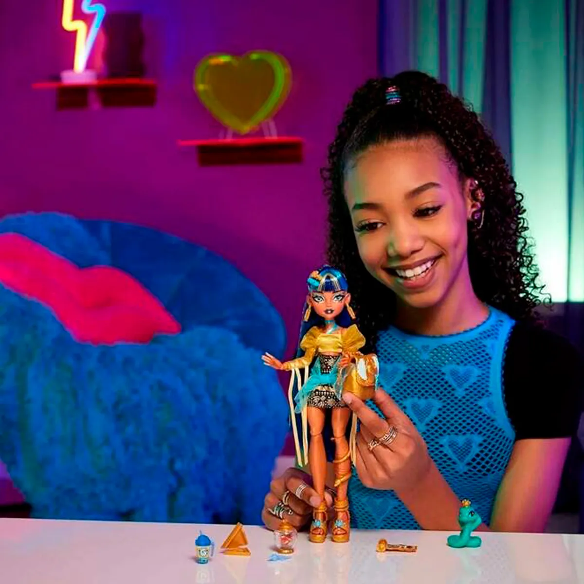 MUÑECA MONSTER HIGH CLEO NUEVO LOOK - 4