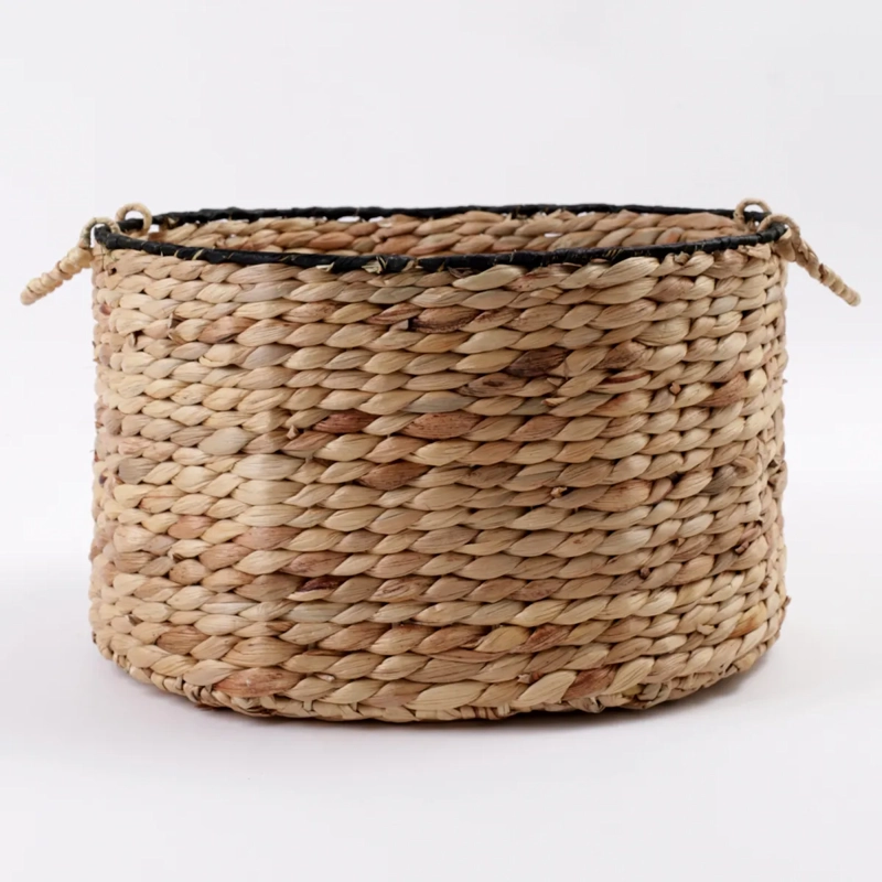 RIPLEY HOME CANASTO DECORATIVO RIPLEY HOME BORDE 34CM NEGRO