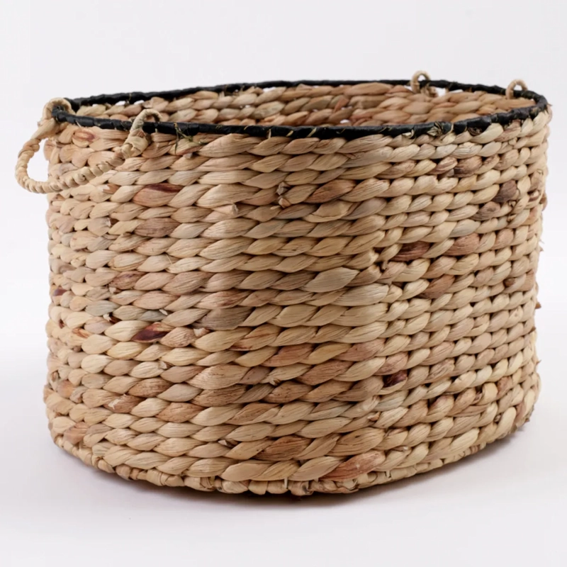 CANASTO DECORATIVO RIPLEY HOME BORDE 34CM NEGRO - 2