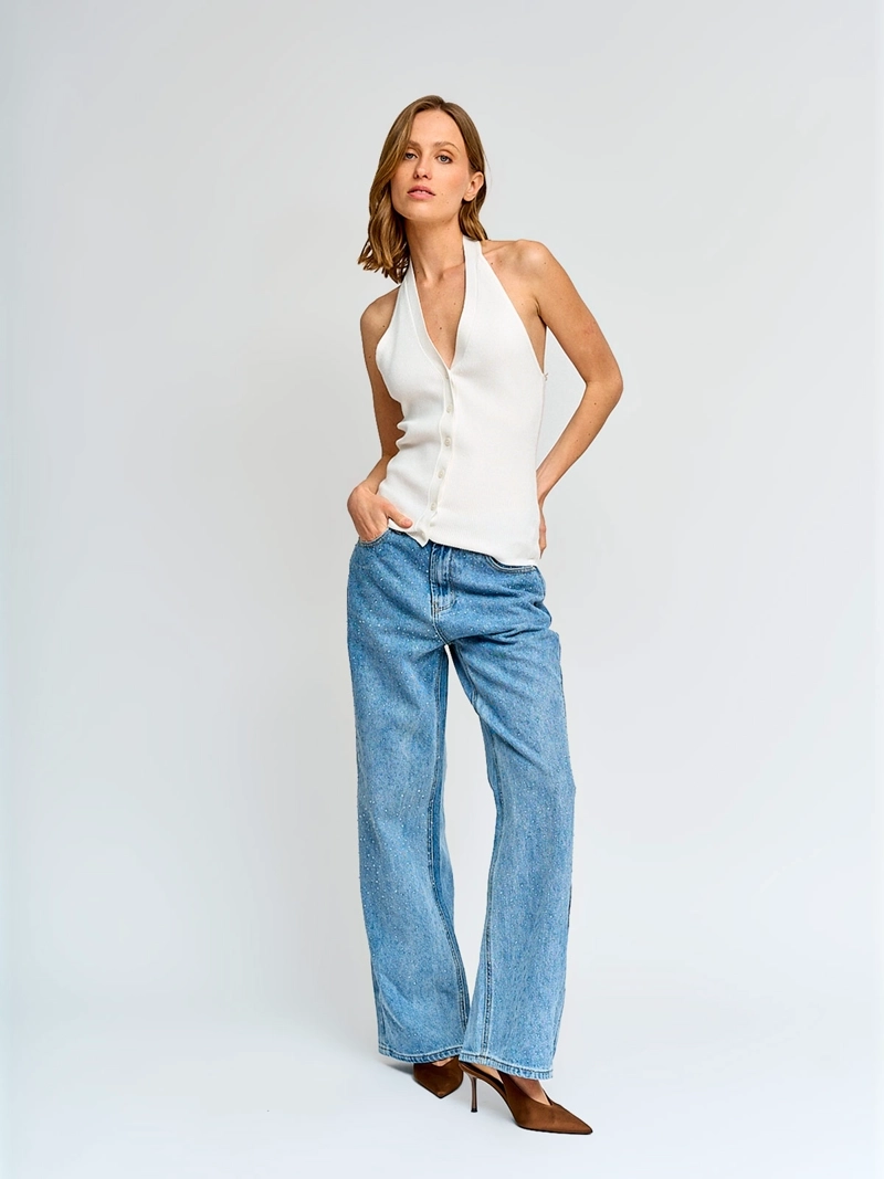 SWEATER MUJER MARQUIS HALTER - 4