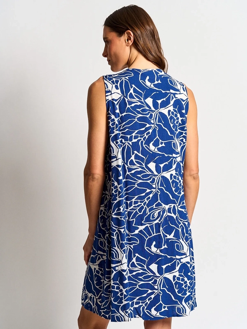 VESTIDO MUJER AZIZ CORTO ESTAMPADO - 3