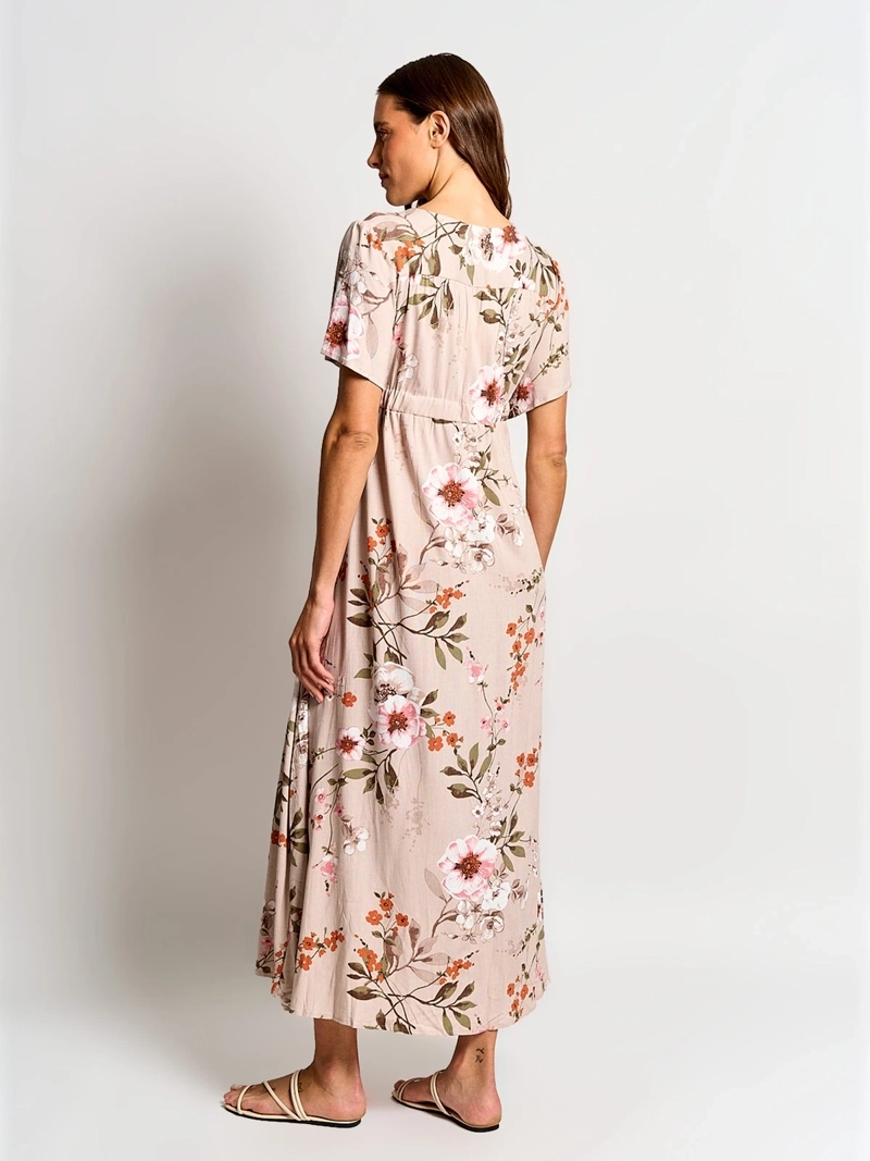 VESTIDO MUJER AZIZ LARGO ESTAMPADO - 3