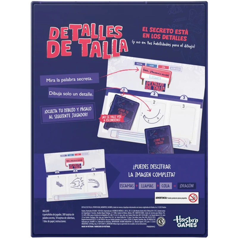 JUEGO DE MESA HASBRO GAMING HASBRO GAMES MINOR DETAILS - 7