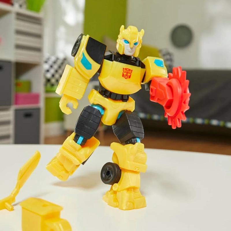 FIGURA DE ACCIÓN TRANSFORMERS MIX MASHERS BUMBLEBEE - 12