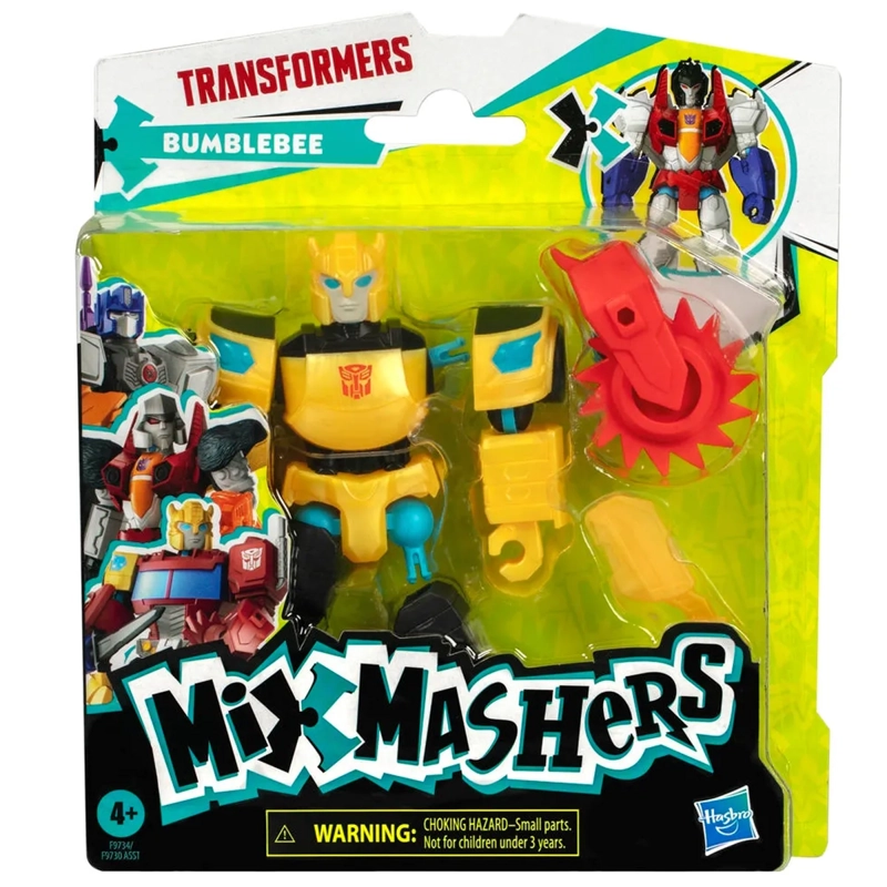 FIGURA DE ACCIÓN TRANSFORMERS MIX MASHERS BUMBLEBEE - 4