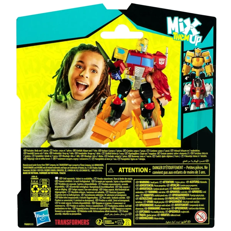 FIGURA DE ACCIÓN TRANSFORMERS MIX MASHERS BUMBLEBEE - 5