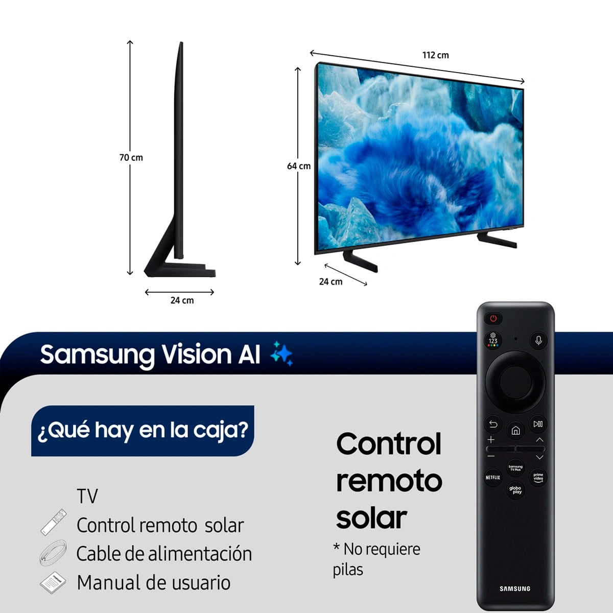 SMART TV SAMSUNG QLED 4K UHD 50 Q8F VISION AI - 3