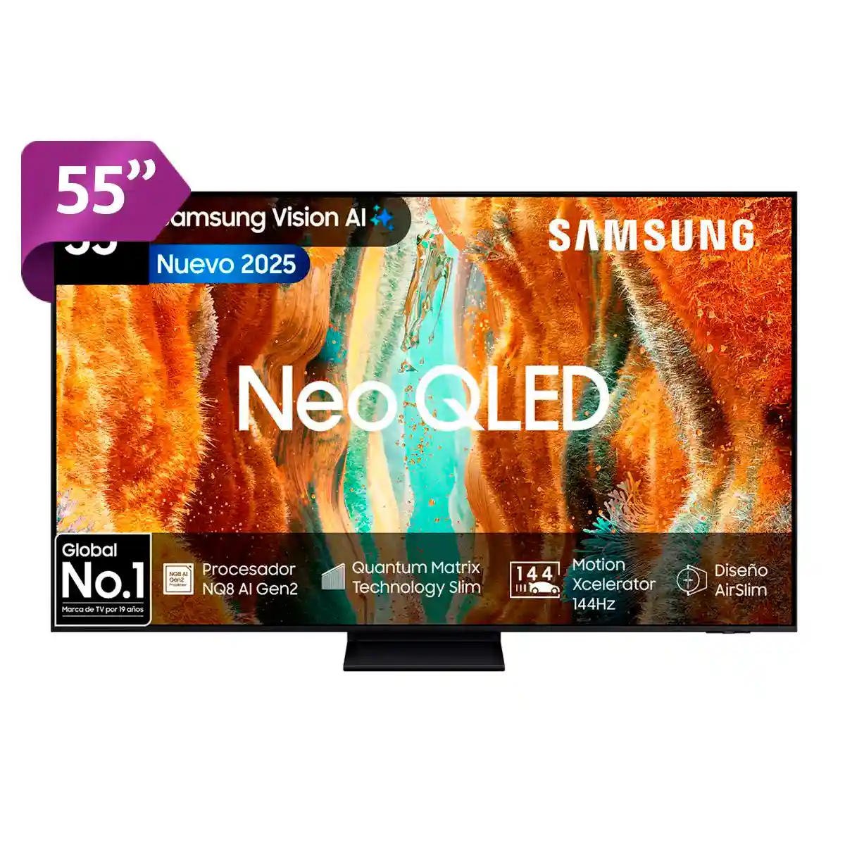 SMART TV SAMSUNG 55 QN70F NEO QLED MINI LED 4K VISION AI (2025)