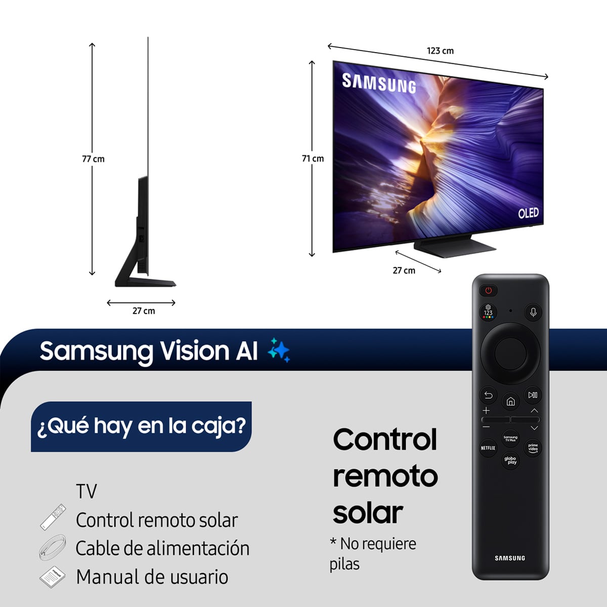 SMART TV SAMSUNG OLED 4K UHD 55 S90F VISION AI - 3